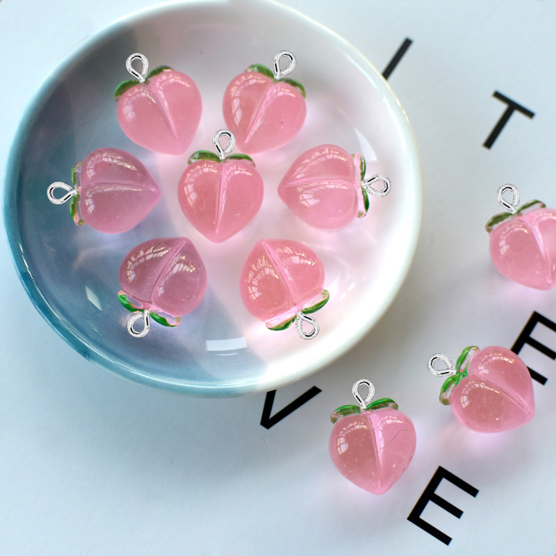 Resin Craft Projects - 10 Buah Liontin Resin Datar Transparan