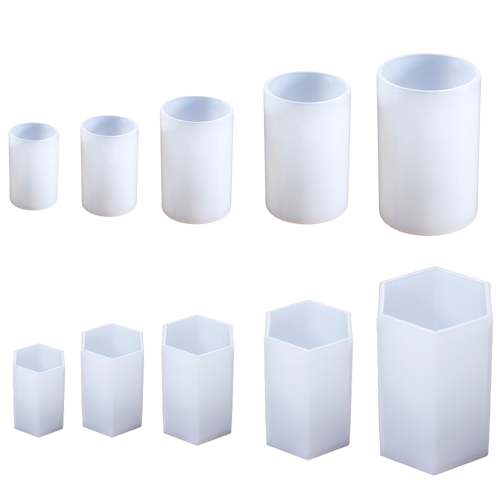 Serving Tray Mold - Cetakan Silikon Silinder Cetakan Resin Epoksi
