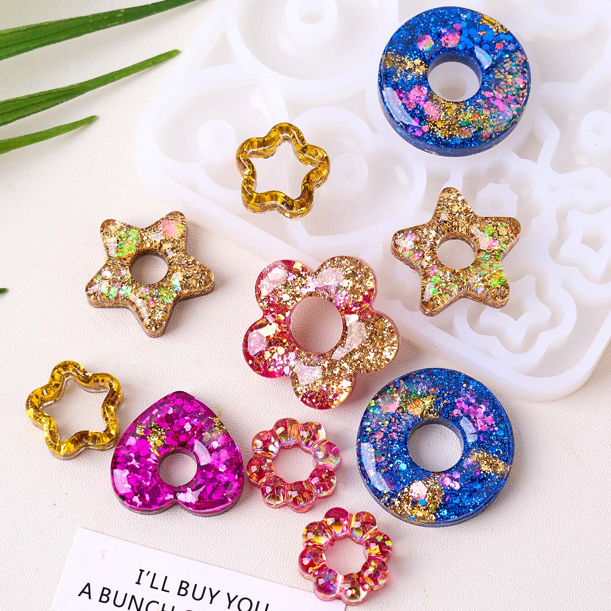 Resin Craft Ideas - Cetakan Silikon Perhiasan Multifungsi DIY Buatan