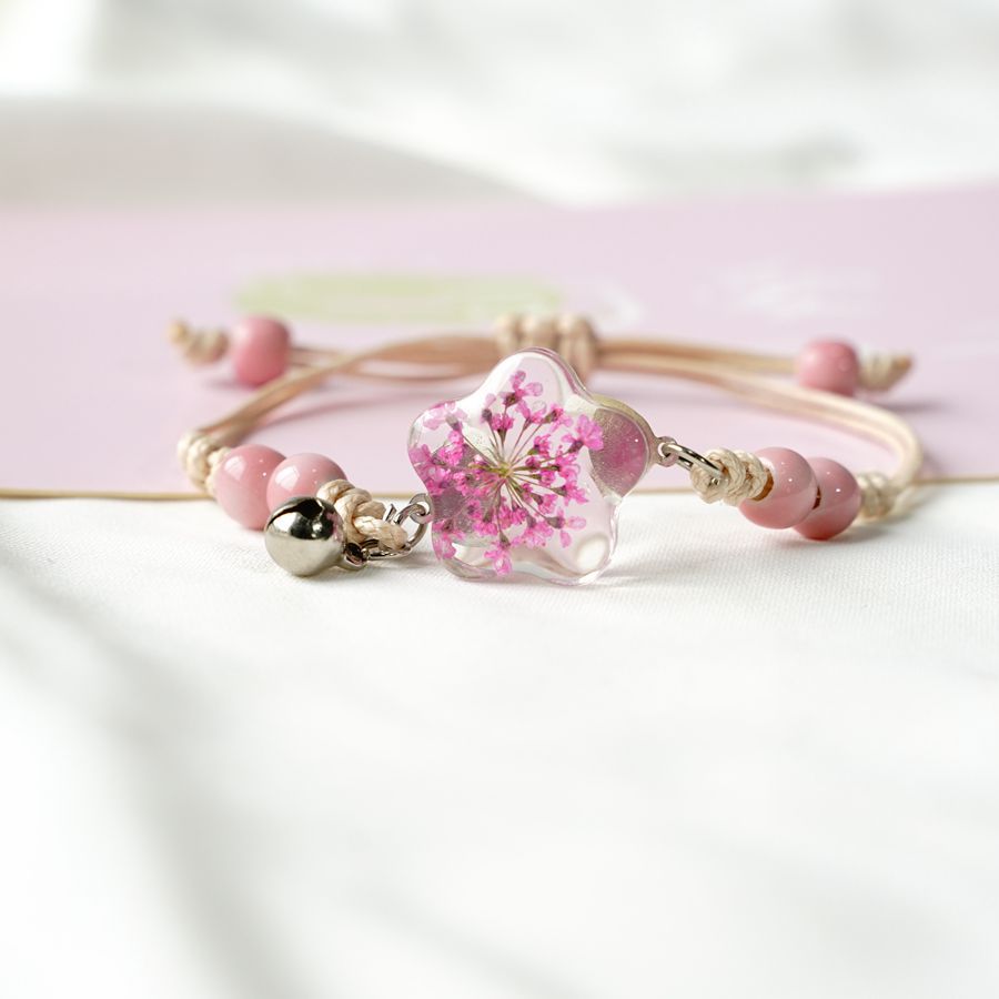 Dried Flower Bulk - Bunga Kering Bintang Kristal Gelang Pasangan
