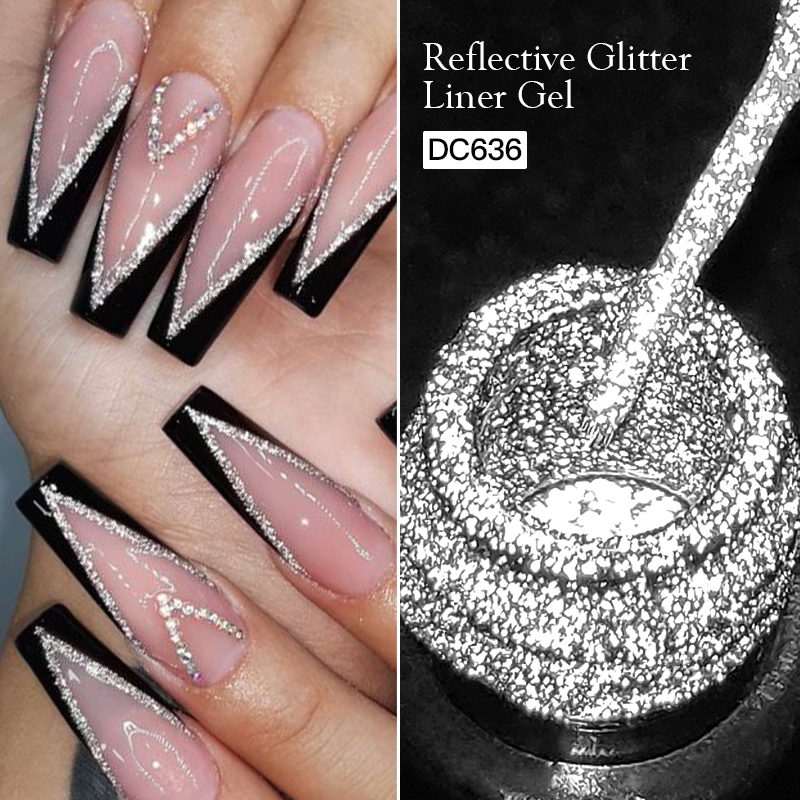 Resin Glitter Pack - Set Gel Cat Kuku 5ml Gold