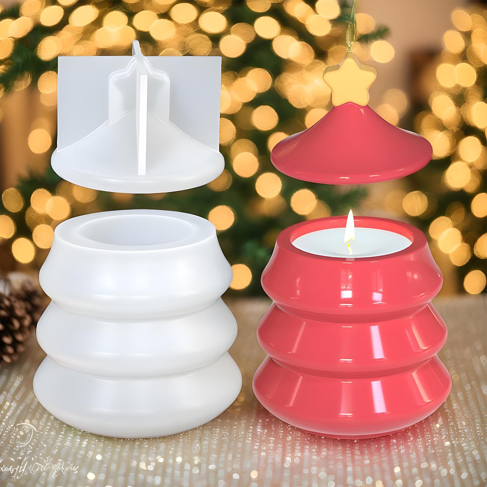 Resin Craft Workshop - Cetakan Silikon DIY Bentuk Pohon Natal