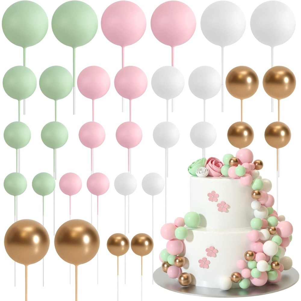 Gold Foil Flakes - 20 buah kue ulang tahun dekorasi