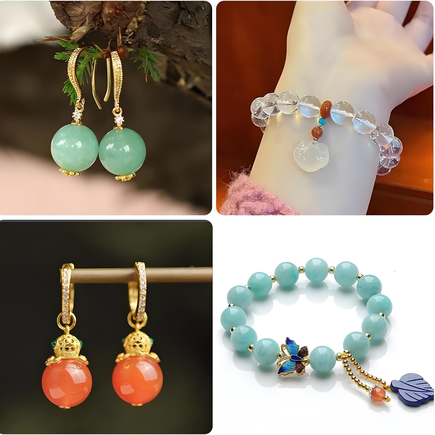 Dua Cetakan Manik Silikon Bula - Resin Jewelry Kit ulasan dan harga