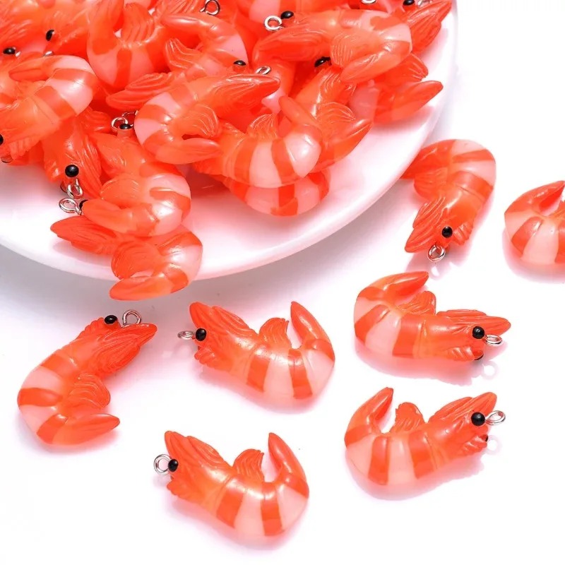 10 Buah Liontin Udang Lobster  - Resin Craft Projects ulasan dan harga