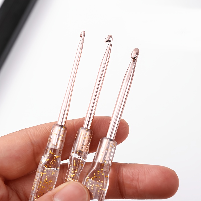 Set Jarum Rajut Resin Transpar - Resin Glitter Pack ulasan dan harga