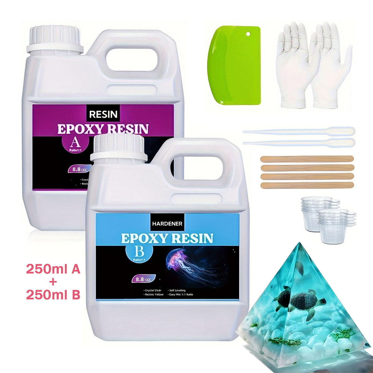 Kit Resin Pengecoran Jernih 12 - Resin Jewelry Kit ulasan dan harga