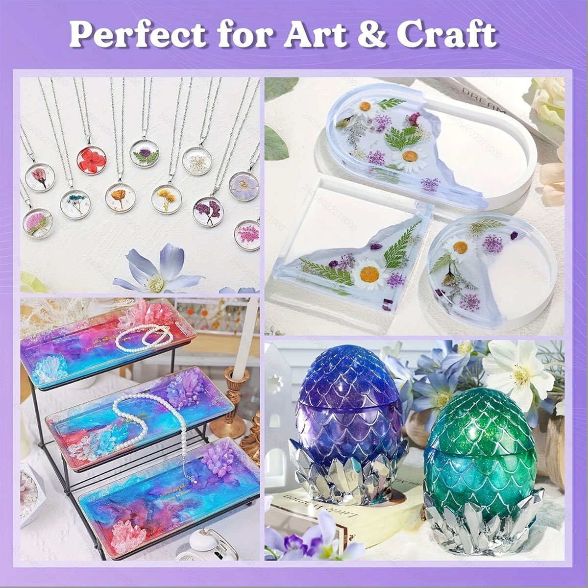 Kit Resin Pengecoran Jernih 12 - Resin Jewelry Kit ulasan dan harga