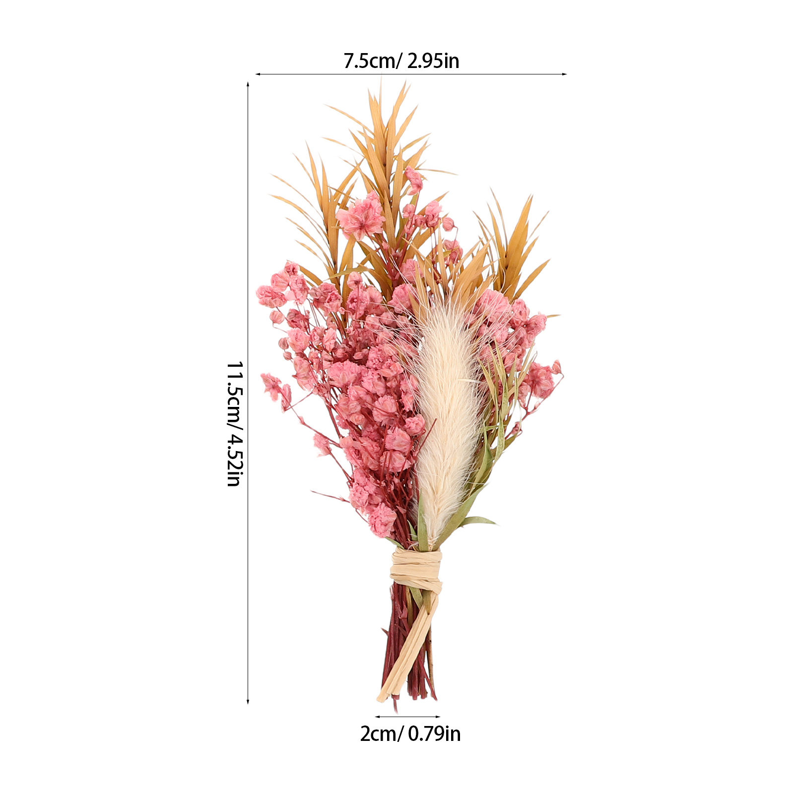 3 Buah Buket Bunga Kering Mini - Dried Flower Bulk ulasan dan harga