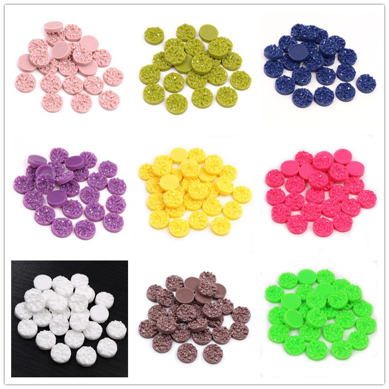 40 Buah Resin Druzy Cabochons  - Resin Craft Projects ulasan dan harga