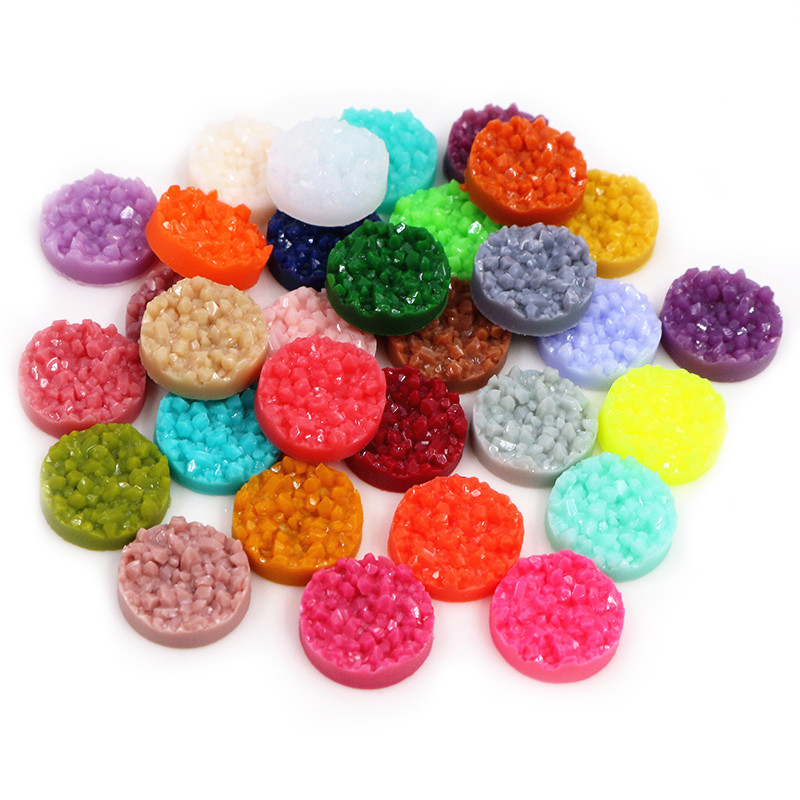 40 Buah Resin Druzy Cabochons  - Resin Craft Projects ulasan dan harga