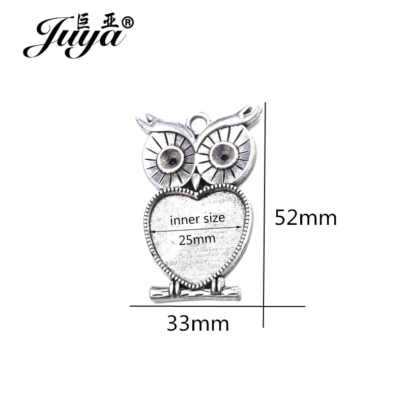 5 Buah 25 Mm Jantung Bentuk Bu - Bezels Set Pendant ulasan dan harga