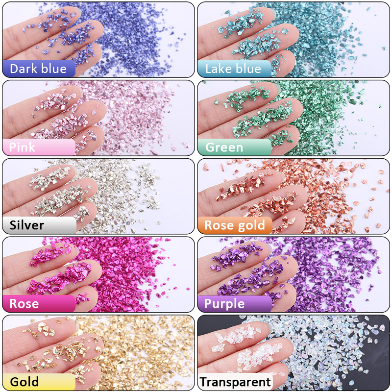 Epoxy Resin logam berwarna-war - Gold Foil Flakes ulasan dan harga