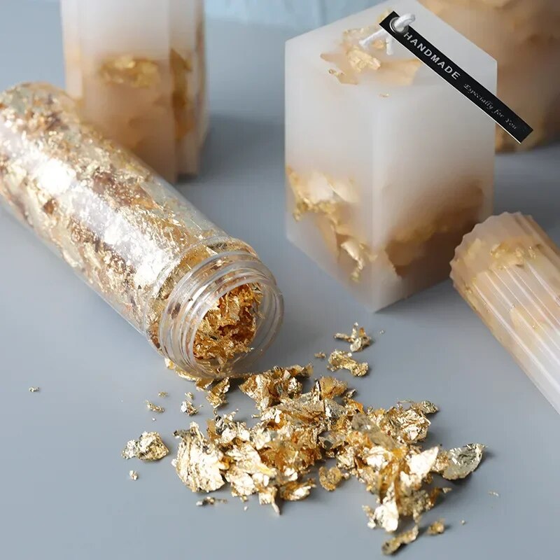 2g/1g serpihan Foil metalik se - Gold Foil Flakes ulasan dan harga