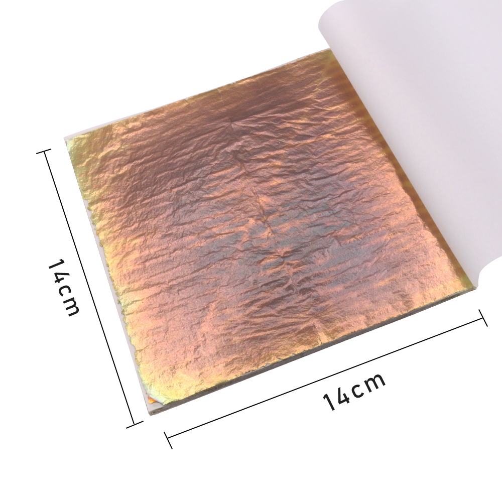 14X14Cm Lembar Daun Emas Imita - Gold Foil Flakes ulasan dan harga