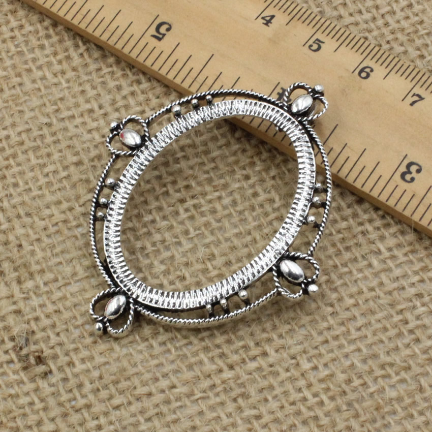 Cocok 30X40 Mm Oval Cabochon A - Bezels Set Pendant ulasan dan harga