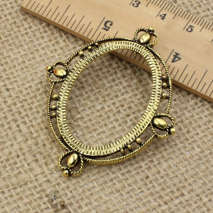 Cocok 30X40 Mm Oval Cabochon A - Bezels Set Pendant ulasan dan harga