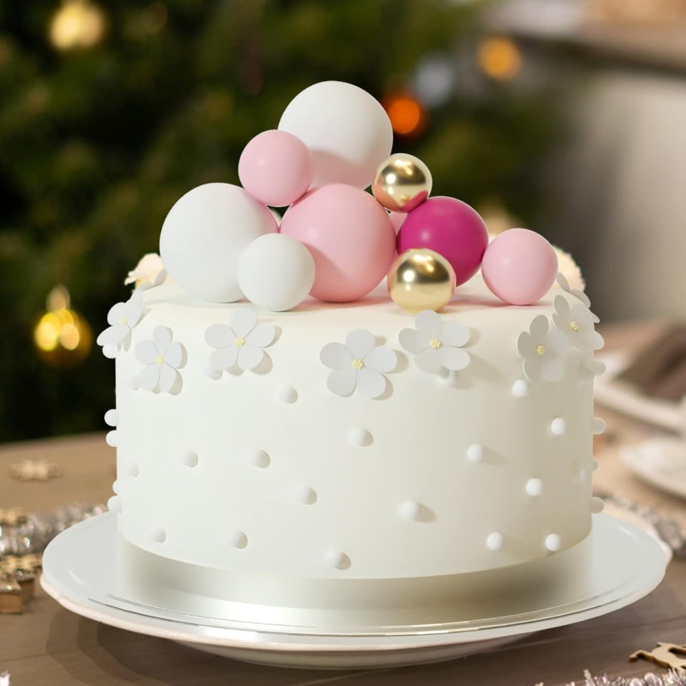 20 buah kue ulang tahun dekora - Gold Foil Flakes ulasan dan harga